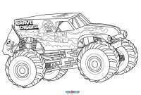 Grave digger coloring book