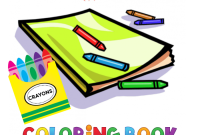 3 books clipart coloring